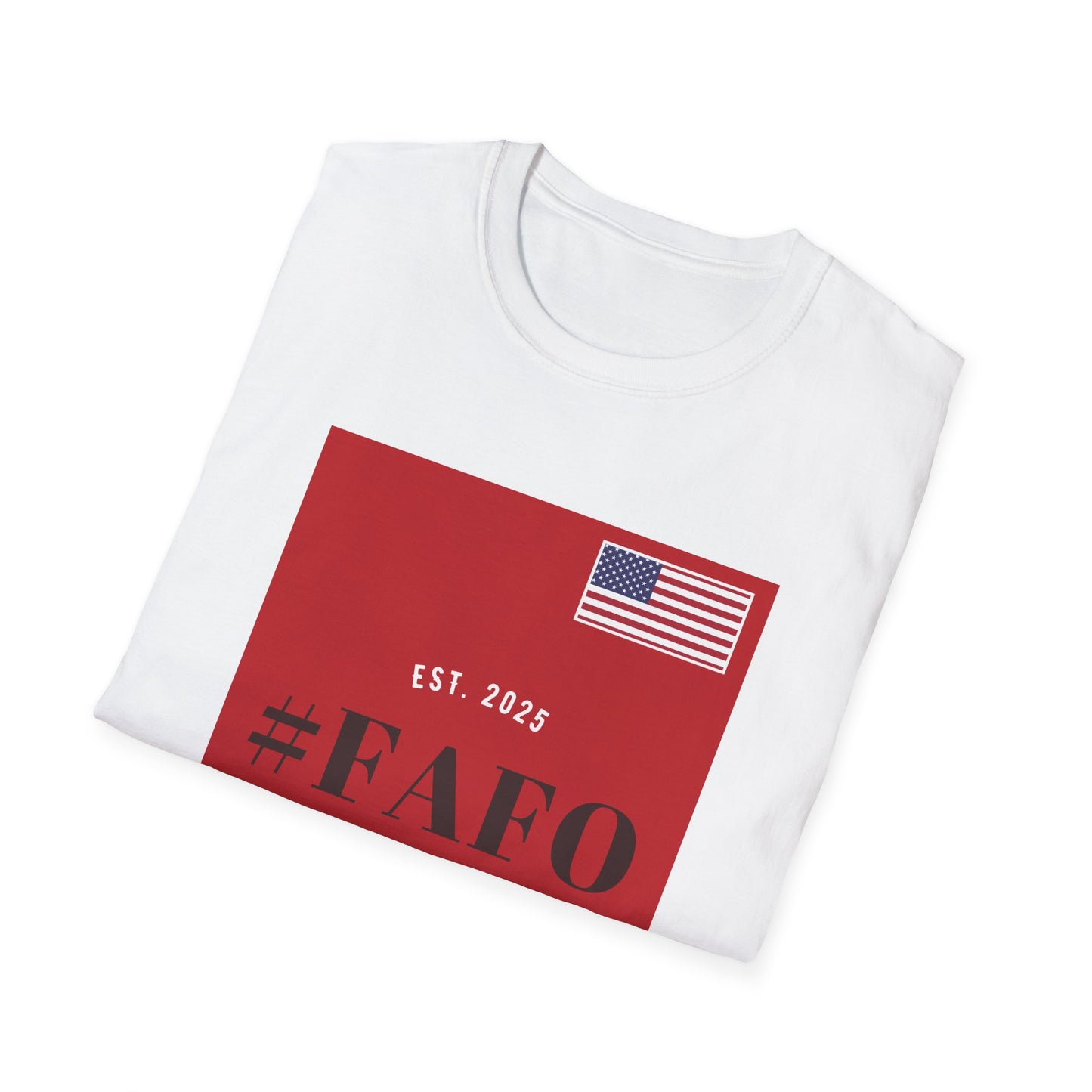 #FAFO Classic Unisex Softstyle T-Shirt - Casual Americana Tee