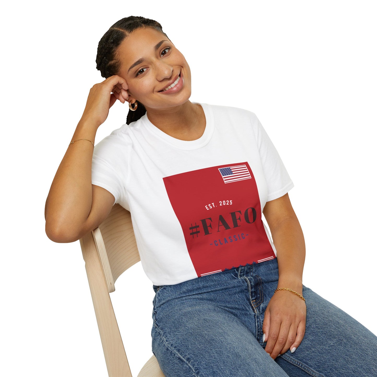 #FAFO Classic Unisex Softstyle T-Shirt - Casual Americana Tee