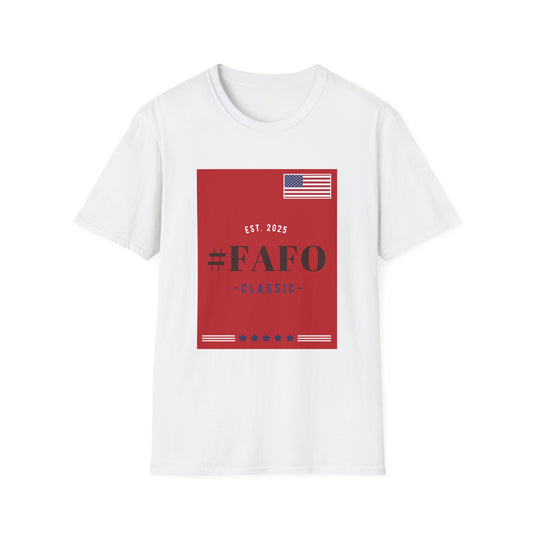 #FAFO Classic Unisex Softstyle T-Shirt - Casual Americana Tee