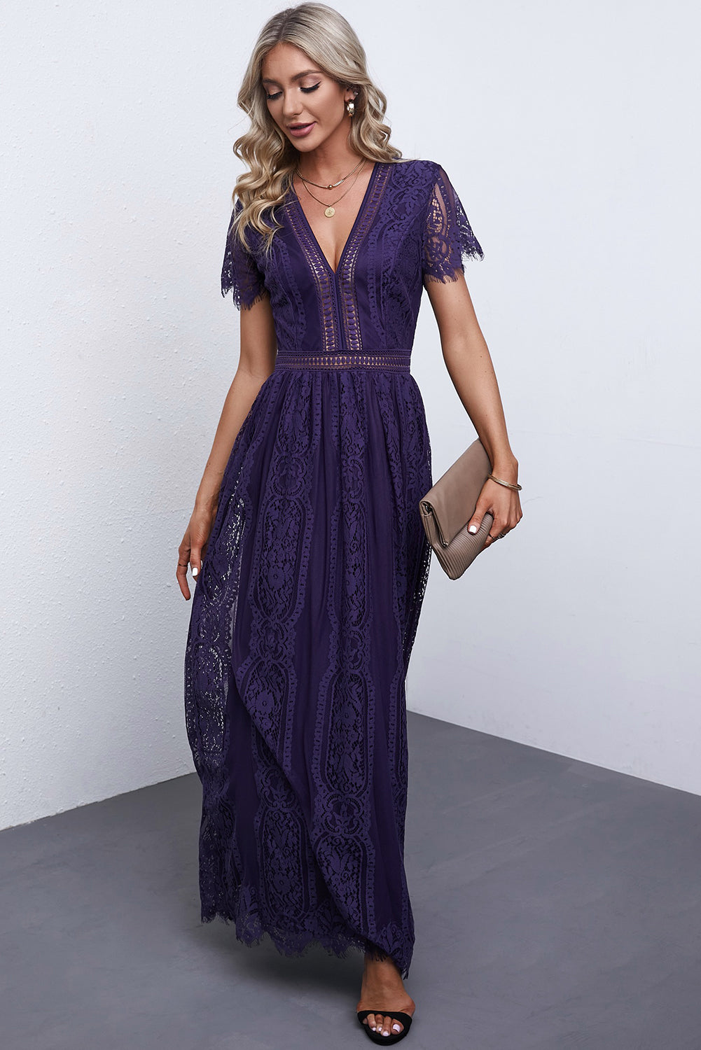 Fill Your Heart Lace Maxi Dress